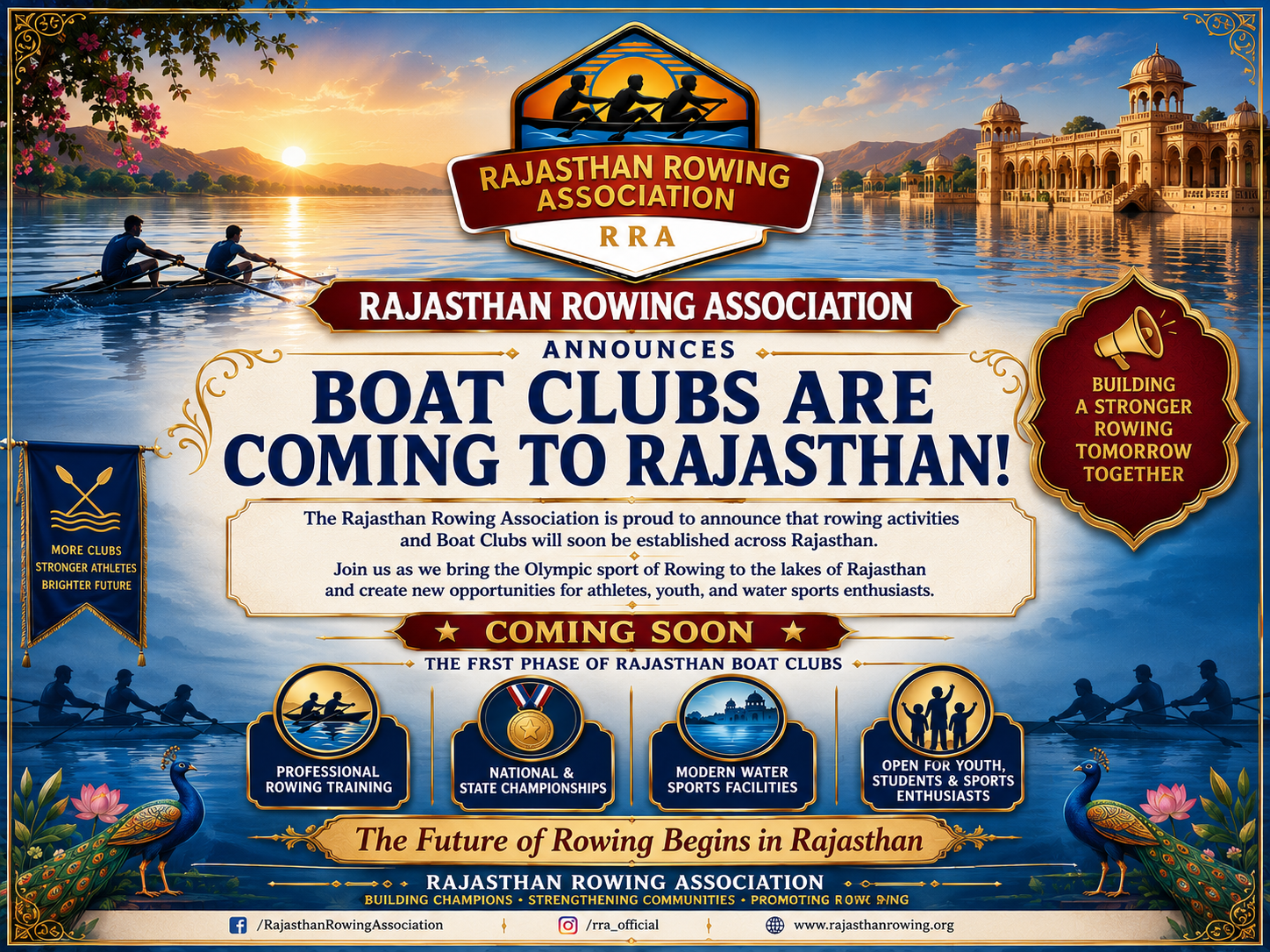 Boat Clubs Are Coming to Rajasthan!